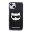 Karl Lagerfeld KLHCP13dbPECK Choupette Head iPhone 13 mini 5.4" hátlap, tok, fekete