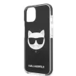 Karl Lagerfeld KLHCP13dbPECK Choupette Head iPhone 13 mini 5.4" hátlap, tok, fekete