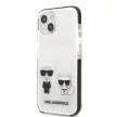 Karl Lagerfeld KLHCP13dbPEKCW Karl&Choupette iPhone 13 mini 5.4" hátlap, tok, fehér