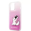 Karl Lagerfeld iPhone 13 Pro Max Fun Choupette Hard (KLHCP13XCFNRCPI) hátlap, tok, rózsaszín