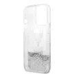 Karl Lagerfeld iPhone 13 Pro Max Karl and Choupette Glitter (KLHCP13XKICGLS) hátlap, tok, ezüst