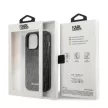 Karl Lagerfeld Monogram Plaque iPhone 13 Pro Max 6,7" KLHCP13XMNMP1K, hátlap, tok, fekete
