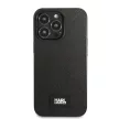 Karl Lagerfeld iPhone 13 Pro Max Saffiano Plaque (KLHCP13XSFMP2K) hátlap, tok, fekete