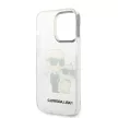 Karl Lagerfeld IML GLIT NFT Karl&Choupette iPhone 14 Pro 6.1" KLHCP14LHNKCTGT hátlap, tok, átlátszó