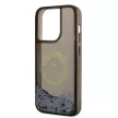 Karl Lagerfeld Liquid Glitter RSG iPhone 14 Pro 6,1" KLHCP14LLCRSGRK, hátlap, tok, fekete