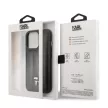Karl Lagerfeld iPhone 14 Pro Puffy Ikonik Logo (KLHCP14LPSQPK) hátlap, tok, fekete