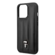Karl Lagerfeld iPhone 14 Pro Puffy Ikonik Logo (KLHCP14LPSQPK) hátlap, tok, fekete