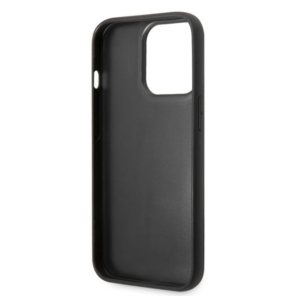 Karl Lagerfeld iPhone 14 Pro Puffy Ikonik Logo (KLHCP14LPSQPK) hátlap, tok, fekete