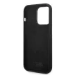 Karl Lagerfeld iPhone 14 Pro Silicone Choupette (KLHCP14LSNCHBCK) hátlap, tok, fekete