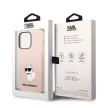 Karl Lagerfeld iPhone 14 Pro Silicone Choupette (KLHCP14LSNCHBCP) hátlap, tok, rózsaszín