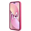 Karl Lagerfeld iPhone 14 Pro Silicone RSG (KLHCP14LSRSGRCF) hátlap, tok, rózsaszín