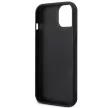 Karl Lagerfeld Saffiano Mono Patch Ikonik NFT iPhone 14 Plus 6,7" KLHCP14M3DRKINK tok, fekete