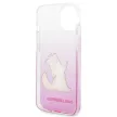Karl Lagerfeld KLHCP14MCFNRCPI Choupette Fun iPhone 14 Plus/15 Plus 6,7" tok, rózsaszín