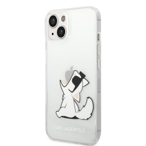 Karl Lagerfeld iPhone 14 Plus Choupette Fun (KLHCP14MCFNRC) hátlap, tok, átlátszó