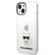 Karl Lagerfeld KLHCP14MCTTR Choupette Body iPhone 14 Plus/15 Plus 6,7" hátlap, tok, átlátszó