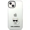 Karl Lagerfeld KLHCP14MCTTR Choupette Body iPhone 14 Plus/15 Plus 6,7" hátlap, tok, átlátszó