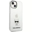 Karl Lagerfeld KLHCP14MCTTR Choupette Body iPhone 14 Plus/15 Plus 6,7" hátlap, tok, átlátszó