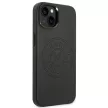 Karl Lagerfeld PU Leather Perforated Logo iPhone 14 Plus 6,7" KLHCP14MFWHK tok, fekete