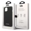 Karl Lagerfeld KLHCP14MG2ELK Glitter Plaque Logo iPhone 14 Plus/15 Plus 6,7" tok, fekete