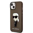 Karl Lagerfeld KLHCP14MHNIKTCK Ikonik iPhone 14 Plus/15 Plus 6,7", hátlap, tok, fekete