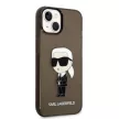 Karl Lagerfeld KLHCP14MHNIKTCK Ikonik iPhone 14 Plus/15 Plus 6,7", hátlap, tok, fekete