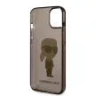 Karl Lagerfeld KLHCP14MHNIKTCK Ikonik iPhone 14 Plus/15 Plus 6,7", hátlap, tok, fekete