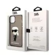 Karl Lagerfeld KLHCP14MHNIKTCK Ikonik iPhone 14 Plus/15 Plus 6,7", hátlap, tok, fekete