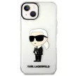 Karl Lagerfeld KLHCP14MHNIKTCT Ikonik iPhone 14 Plus/15 Plus 6,7" hátlap, tok, átlátszó