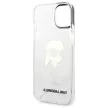 Karl Lagerfeld KLHCP14MHNIKTCT Ikonik iPhone 14 Plus/15 Plus 6,7" hátlap, tok, átlátszó
