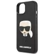 Karl Lagerfeld KLHCP14MKH3DBK Karl's Head 3D iPhone 14 Plus/15 Plus 6,7", hátlap, tok, fekete