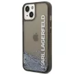 Karl Lagerfeld KLHCP14MLCKVK iPhone 14 Plus/15 Plus 6,7", hátlap, tok, fekete Liquid Glitter Elong