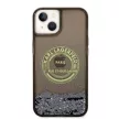Karl Lagerfeld KLHCP14MLCRSGRK Liquid Glitter RSG iPhone 14 Plus/15 Plus 6,7", hátlap, tok, fekete