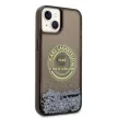 Karl Lagerfeld KLHCP14MLCRSGRK Liquid Glitter RSG iPhone 14 Plus/15 Plus 6,7", hátlap, tok, fekete