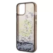 Karl Lagerfeld KLHCP14MLCRSGRK Liquid Glitter RSG iPhone 14 Plus/15 Plus 6,7", hátlap, tok, fekete