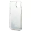 Karl Lagerfeld KLHCP14MLMNMS Liquid Glitter Monogram iPhone 14 Plus/15 Plus 6,7" hátlap, tok, ezüst