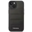 Karl Lagerfeld KLHCP14MPSQAK Puffy Elongated Logo iPhone 14 Plus/15 Plus 6,7" hátlap, tok, fekete