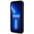 Karl Lagerfeld KLHCP14MPSQAK Puffy Elongated Logo iPhone 14 Plus/15 Plus 6,7" hátlap, tok, fekete