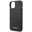 Karl Lagerfeld KLHCP14MPSQAK Puffy Elongated Logo iPhone 14 Plus/15 Plus 6,7" hátlap, tok, fekete