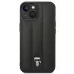Karl Lagerfeld KLHCP14MPSQPK Puffy Ikonik Pin iPhone 14 Plus/15 Plus 6,7" tok, fekete