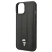 Karl Lagerfeld KLHCP14MPSQPK Puffy Ikonik Pin iPhone 14 Plus/15 Plus 6,7" tok, fekete