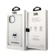 Karl Lagerfeld KLHCP14MSNCHBCH Silicone Choupette iPhone 14 Plus/15 Plus 6,7" tok, fehér