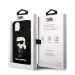 Karl Lagerfeld KLHCP14MSNIKBCK Silicone Ikonik iPhone 14 Plus/15 Plus 6,7" hátlap, tok, fekete