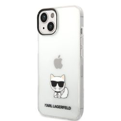   Karl Lagerfeld iPhone 14 Choupette Logo (KLHCP14SCTTR) hátlap, tok, átlátszó