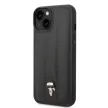 Karl Lagerfeld iPhone 14 Quilted Puffy Ikonik Logo (KLHCP14SPSQPK) hátlap, tok, fekete