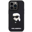 Karl Lagerfeld KLHCP14X3DRKINK Rubber Ikonik 3D iPhone 14 Pro Max 6.7", hátlap, tok, fekete