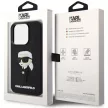 Karl Lagerfeld KLHCP14X3DRKINK Rubber Ikonik 3D iPhone 14 Pro Max 6.7", hátlap, tok, fekete