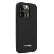 Karl Lagerfeld iPhone 14 Pro Max Glitter Plaque Logo (KLHCP14XG2ELK) hátlap, tok, fekete