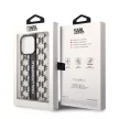 Karl Lagerfeld iPhone 14 Pro Max Monogram Vertical Stripe (KLHCP14XHKLSPCK) hátlap, tok, fekete