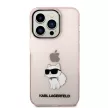 Karl Lagerfeld IML Choupette NFT Case iPhone 14 Pro Max (KLHCP14XHNCHTCP) hátlap, tok, átlátszó-rózsaszín