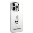 Karl Lagerfeld Ikonik Choupette iPhone 14 Pro Max 6,7" KLHCP14XHNCHTCT hátlap, tok, átlátszó